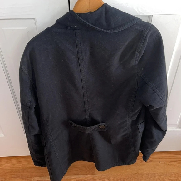 P Coat by G1 Goods peacoat w/ removable collar - Picture 4 of 5